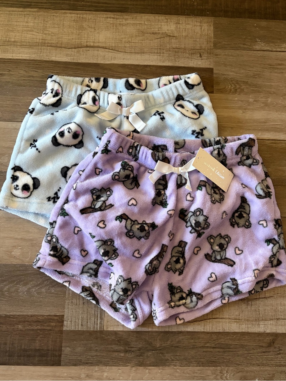Cozy fuzzy Shorts Set